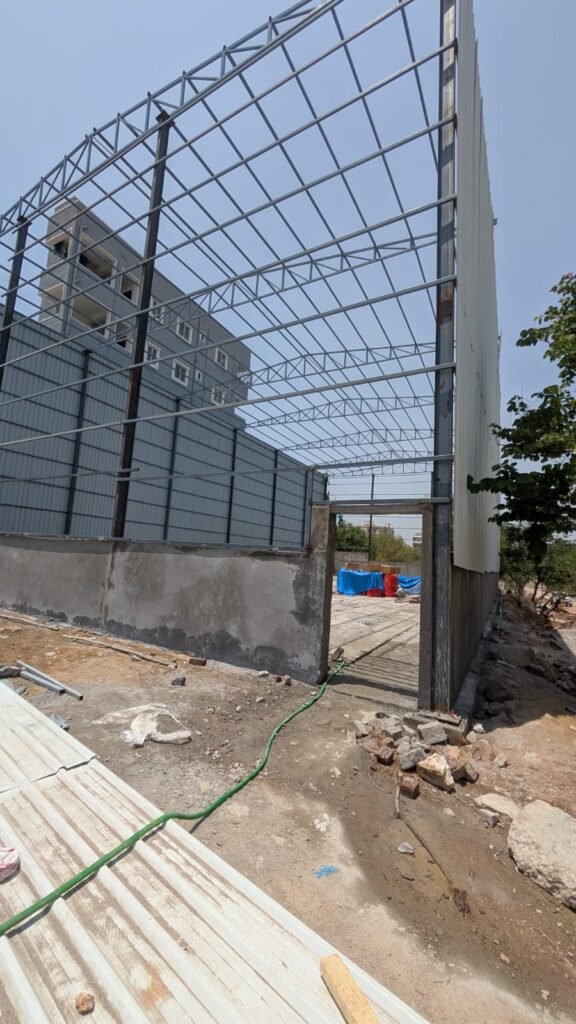 Steel Roof Framework
