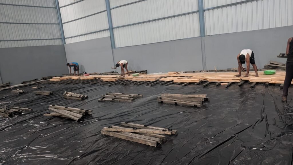 Wooden Subfloor Installation